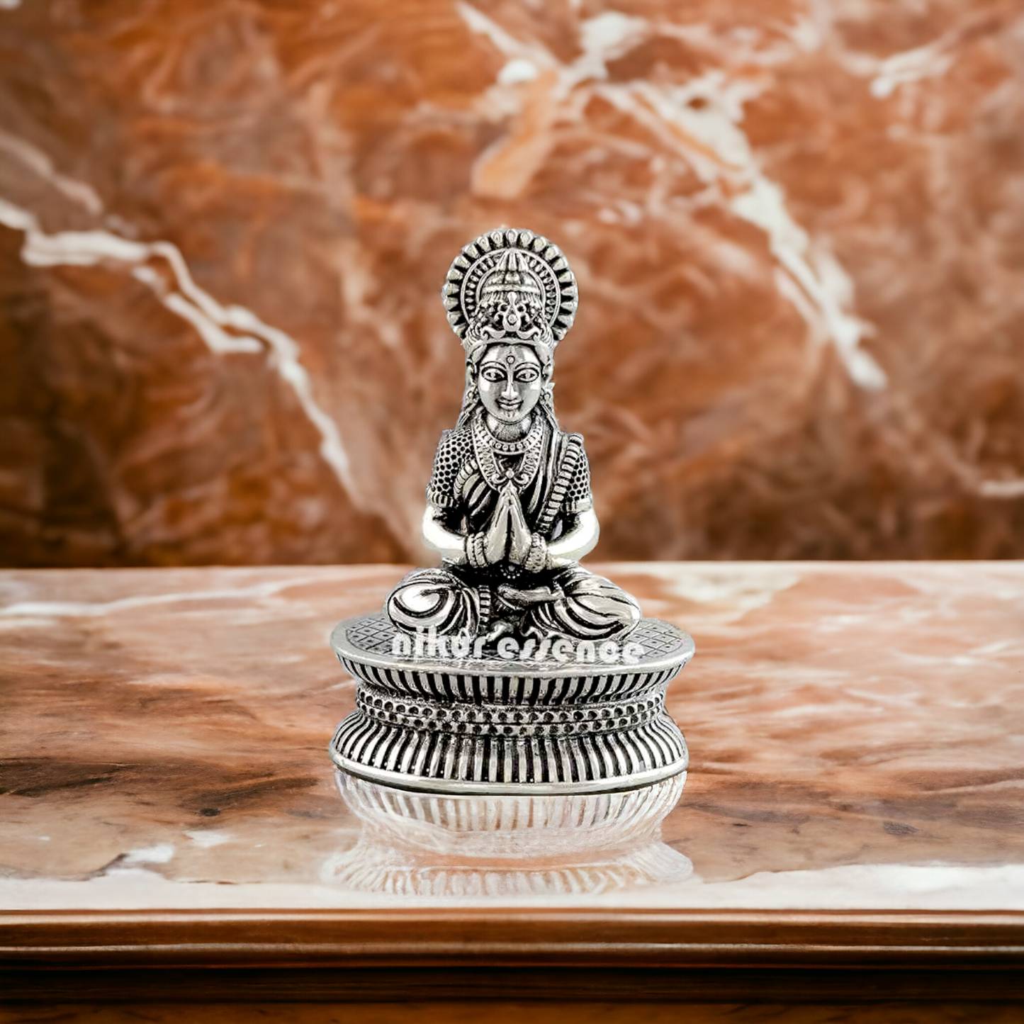 Buy online Pure Silver Annapurna Devi Idol