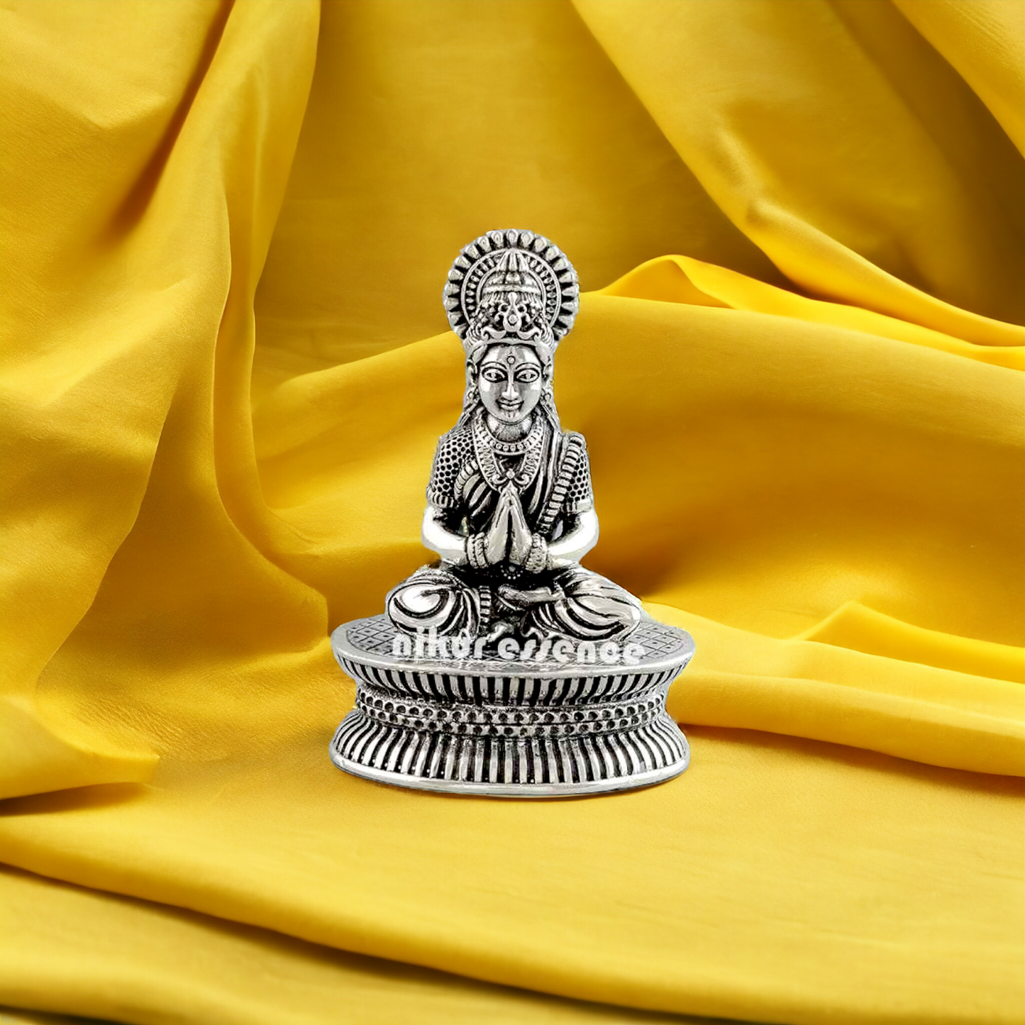 Buy online Pure Silver Annapurna Devi Idol