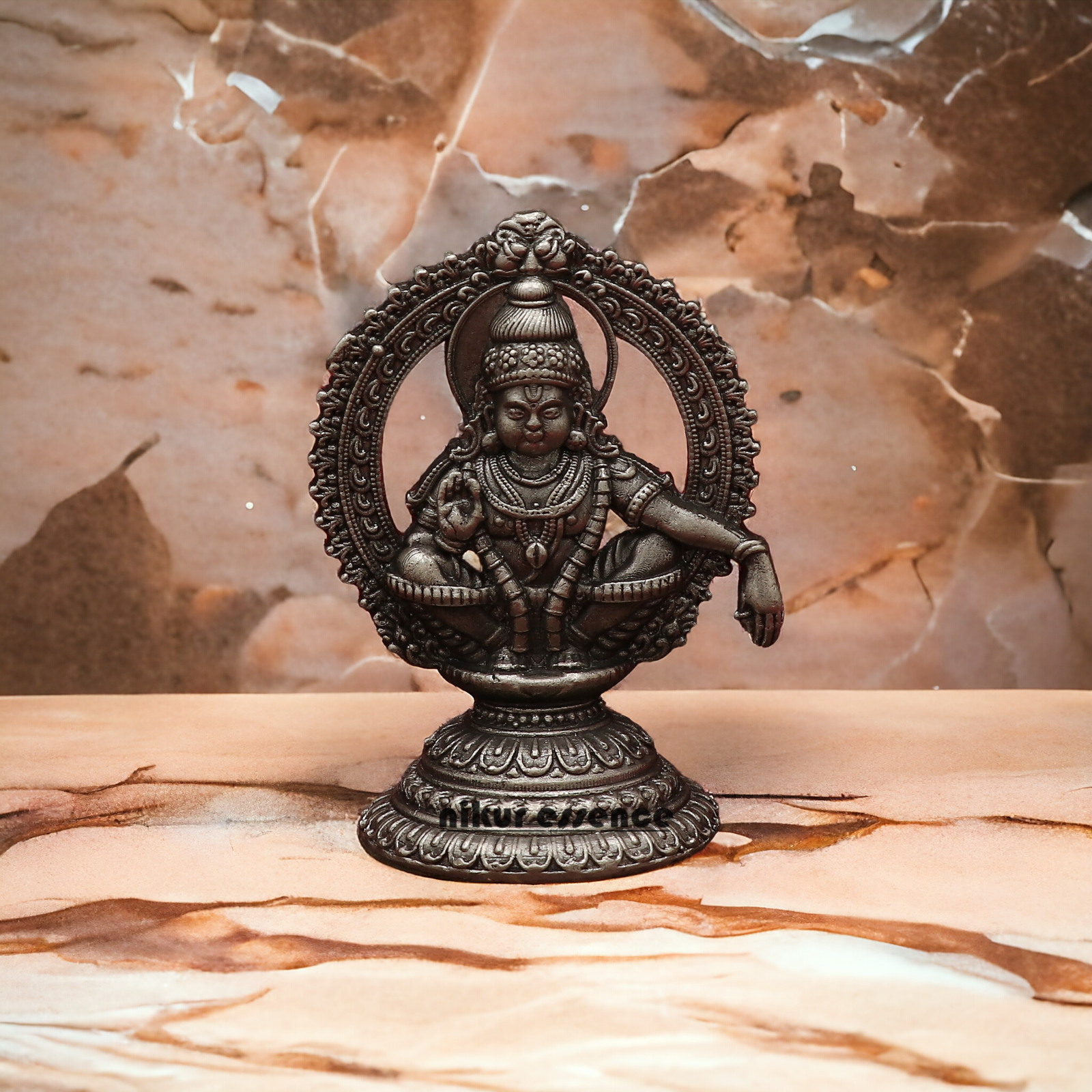 Buy pure Silver Ayyappa Idol -Nikuressence