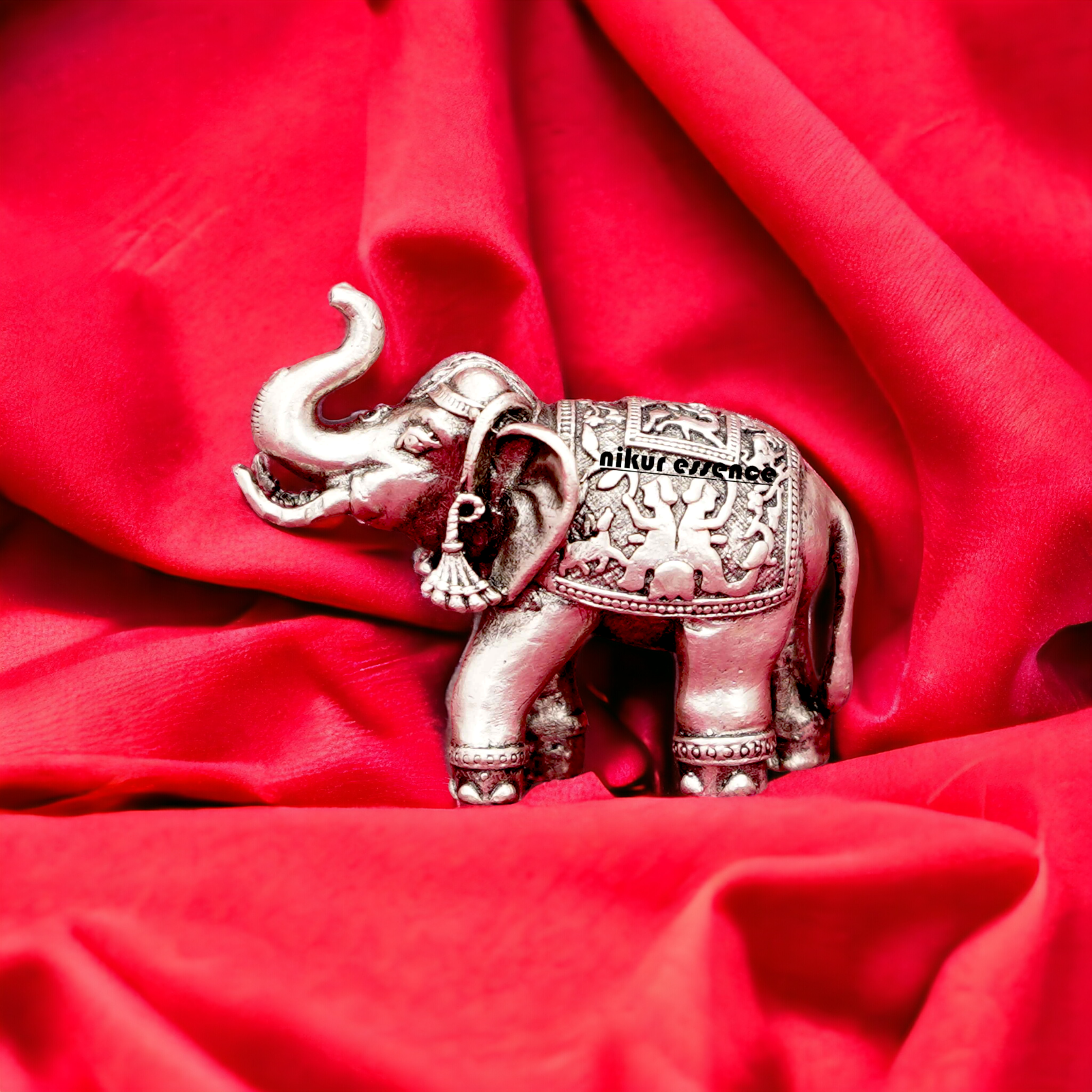 Buy pure silver Elephant 3D Solid Idol