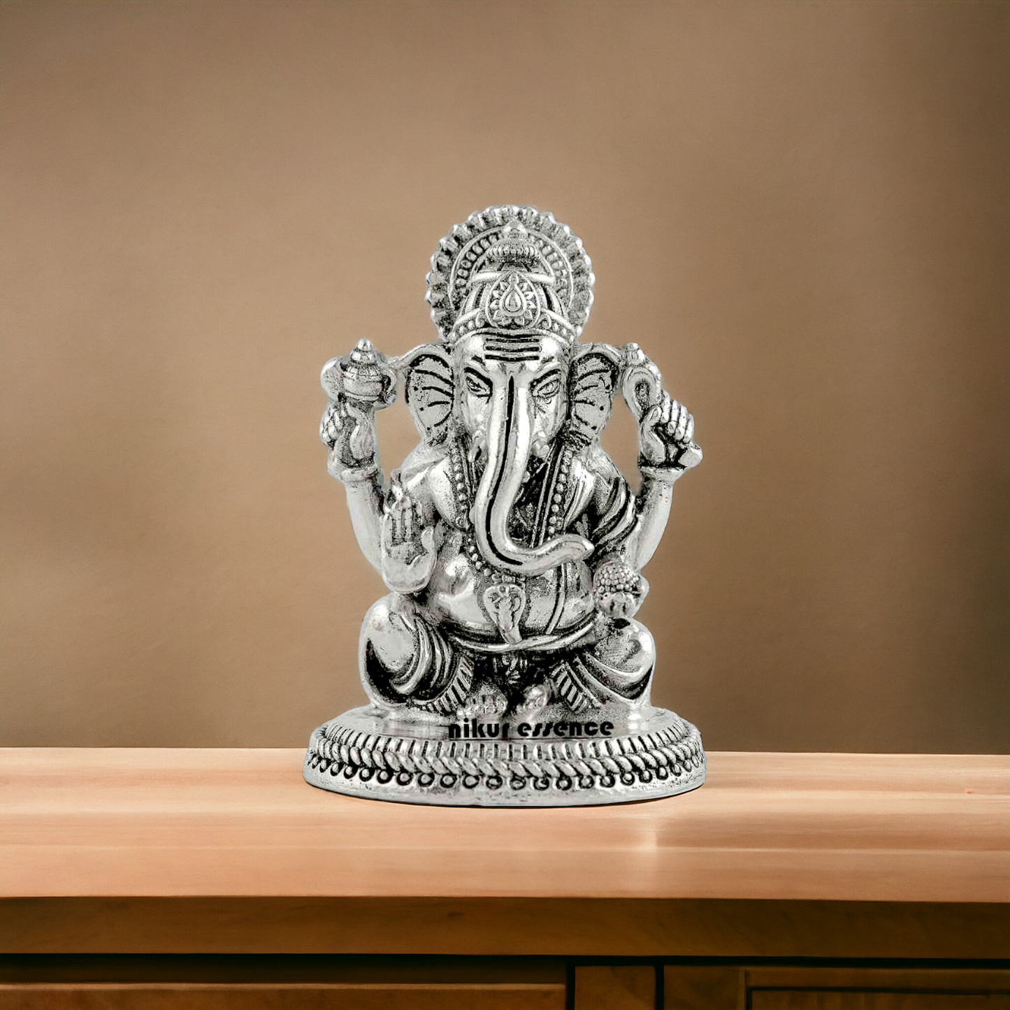 Buy Pure Silver Ganesh Idol -nikuressence Nikuressence AltarDecor DivineBlessing FaithAndSpirituality GaneshBhakti GaneshIdol HandcraftedIdols HandcraftedSilver HinduArt HinduDevotee HinduGods HinduRituals HomeTemple IndianArt LuxuryDecor NikurEssenceSilver PujaRoom SilverDecorItems SilverGaneshIdol SilverIdol SilverIdols SpiritualDecor SpiritualGifts SpiritualGrowth SpiritualSignificance WisdomAndProsperity