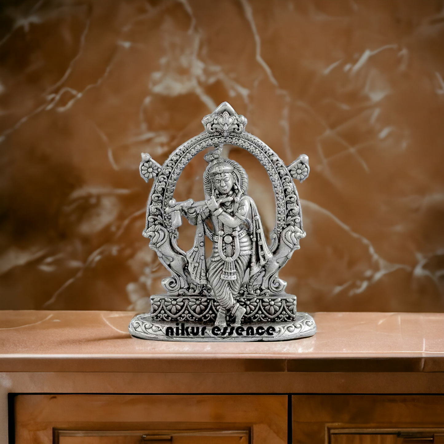 Buy Pure Silver Krishna Idol -nikuressence Nikuressence AltarDecor DivineBlessing DivineLoveAndJoy FaithAndSpirituality HandcraftedIdols HinduArt HinduDevotee HinduGods HinduRituals HomeTemple IndianArt KrishnaBhakti KrishnaIdol LuxuryDecor PujaRoom SilverIdol SilverKrishnaIdol SpiritualDecor SpiritualGifts SpiritualGrowth SpiritualSignificance