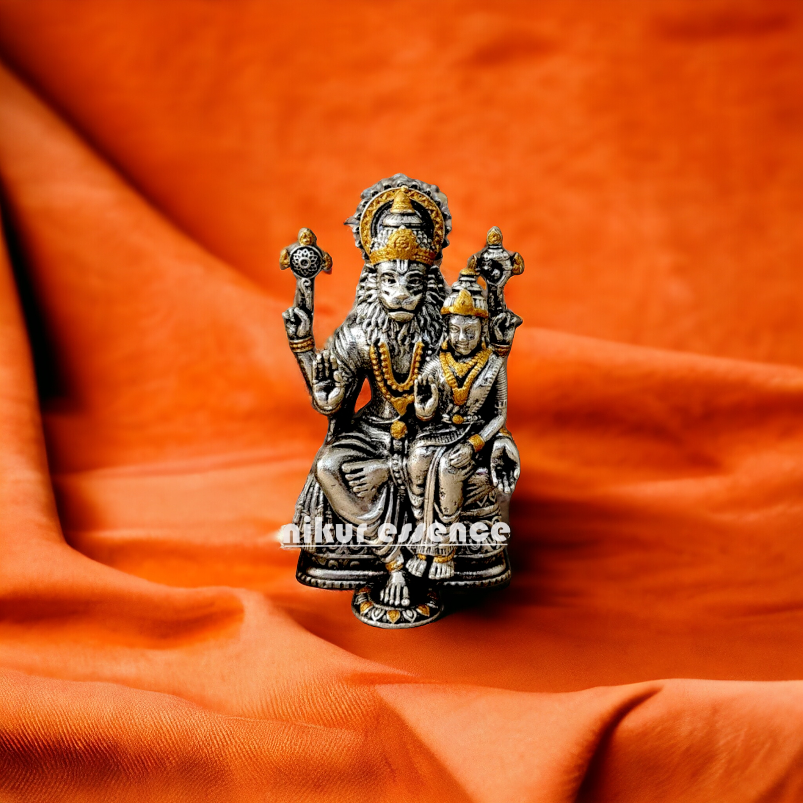 Buy Silver Lakshmi Narasimha Idol