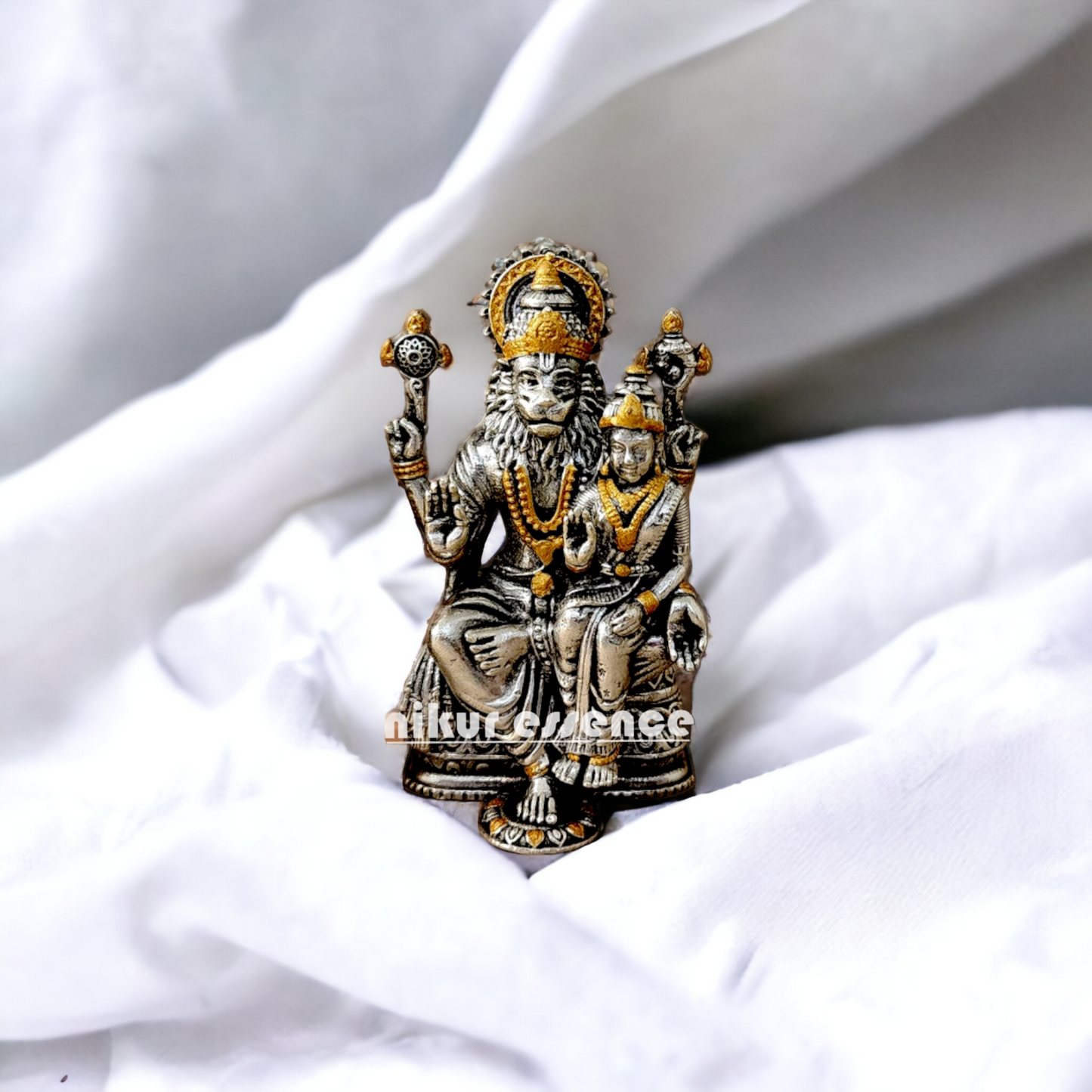 Buy Silver Lakshmi Narasimha Idol