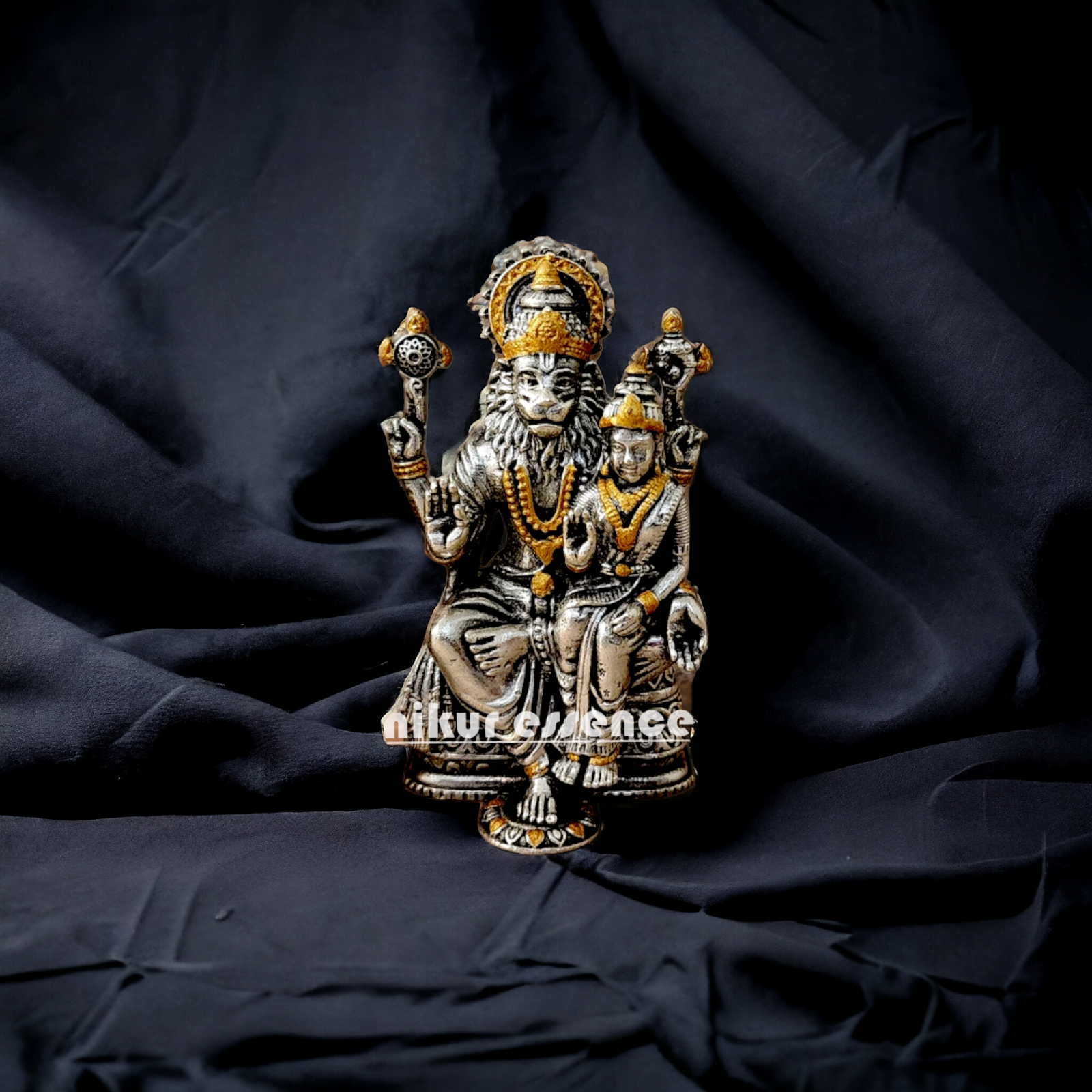 Buy Silver Lakshmi Narasimha Idol