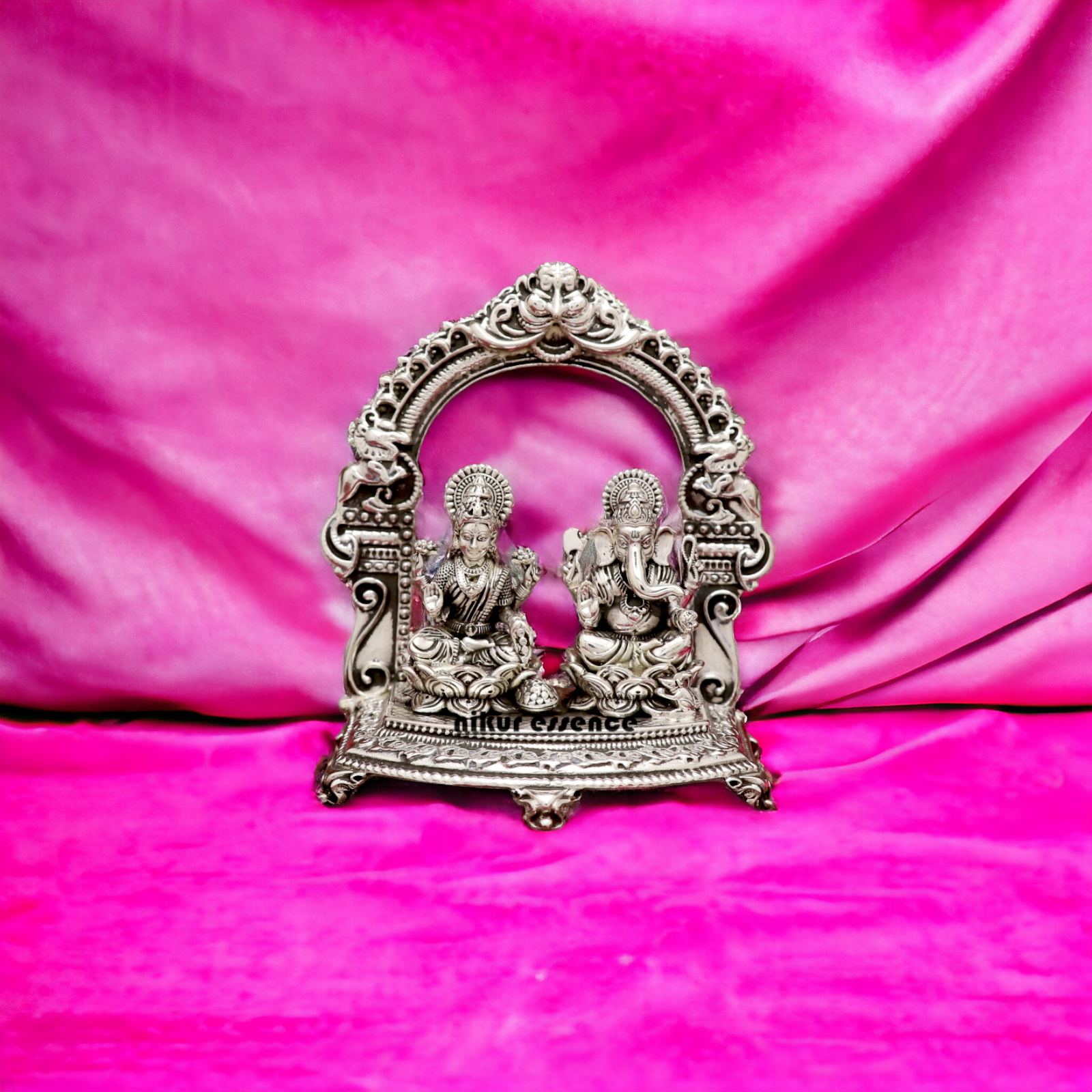 Buy Silver Laxmi Ganesh Idol online Nikuressence AltarDecor AuspiciousIdol BhaktiGifts DevotionalIdols DivineBlessings diwaligift DiwaliGifts GaneshBhakti GaneshLaxmi GoodFortuneIdol HandcraftedIdols HinduGods HinduIdols HinduRituals HomeTemple LaxmiBhakti LaxmiGaneshIdol LuxuryIdols Meditation Nikur Essence NikurEssenceSilver ProsperityIdol PujaRoom SilverIdol SilverIdols SilverLaxmiGanesh SpiritualConnection SpiritualDecor SpiritualGifts SpiritualGrowth SpiritualPractice Worship