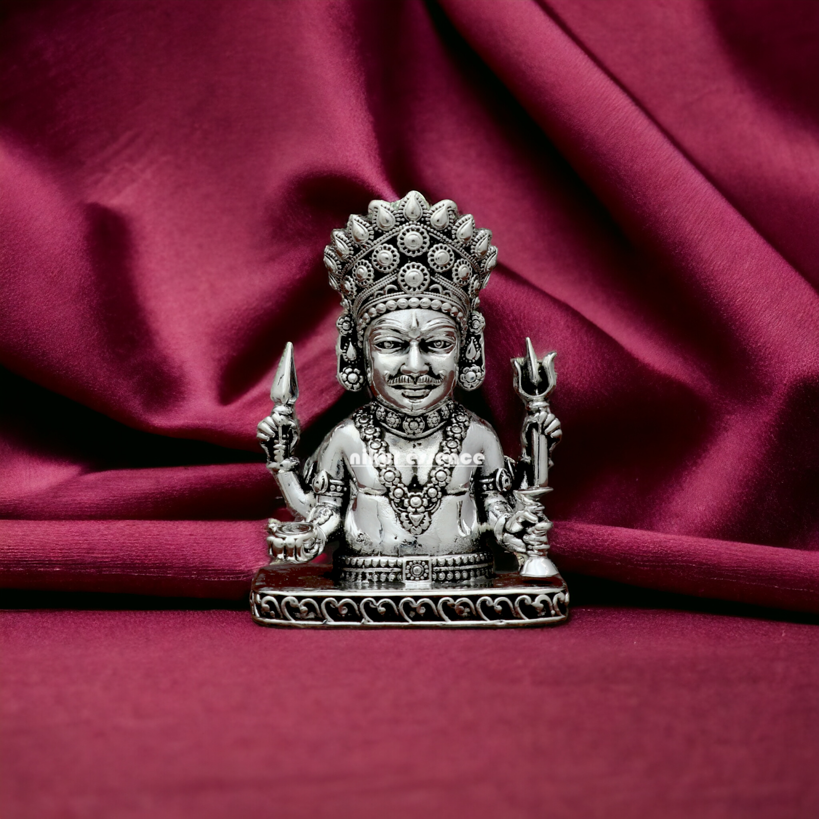 Buy Silver Nakoda Bhairav idol