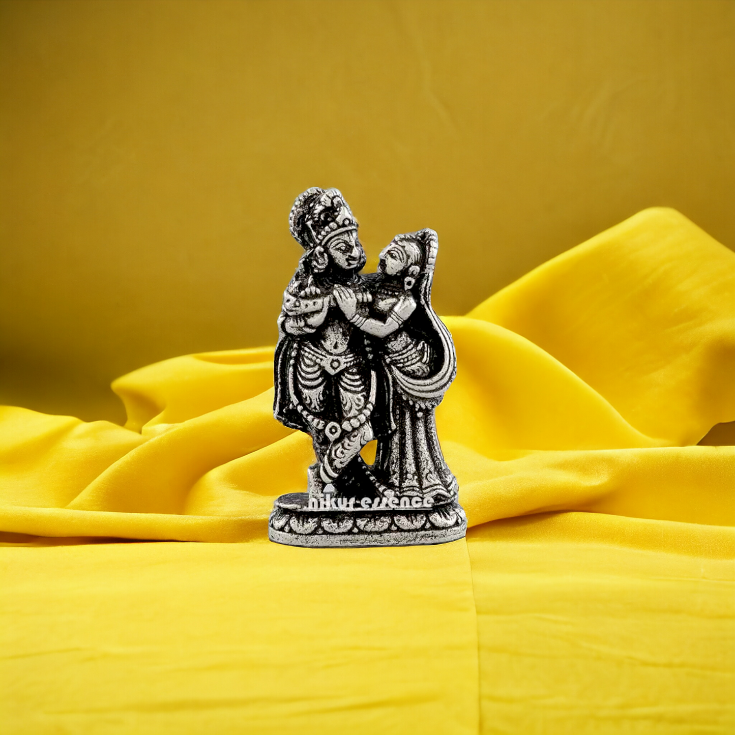 Buy online pure Silver Radha Krishna Murti