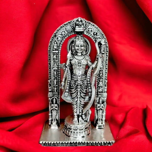 Buy Silver Ram Lala idol | Ayodhya ram lala Idol for temple worship Nikuressence AltarDecor DivineBlessings DivinePresence GoodFortune HandcraftedSilver HinduDeity HomeDecor HomeTempleDecor IndianHandicraft LordRamaBlessings LordRamaStatue MeditationRoom NikurEssenceSilver Prosperity PujaRoom RamLalaIdol RamLalaSilverIdol RamParivarIdol RemoverOfObstacles SilverDecorItems SilverHinduStatue SilverHomeDecor SilverIdol SilverIdols SilverRamaIdol SpiritualGift SpiritualGrowth SpiritualJourney