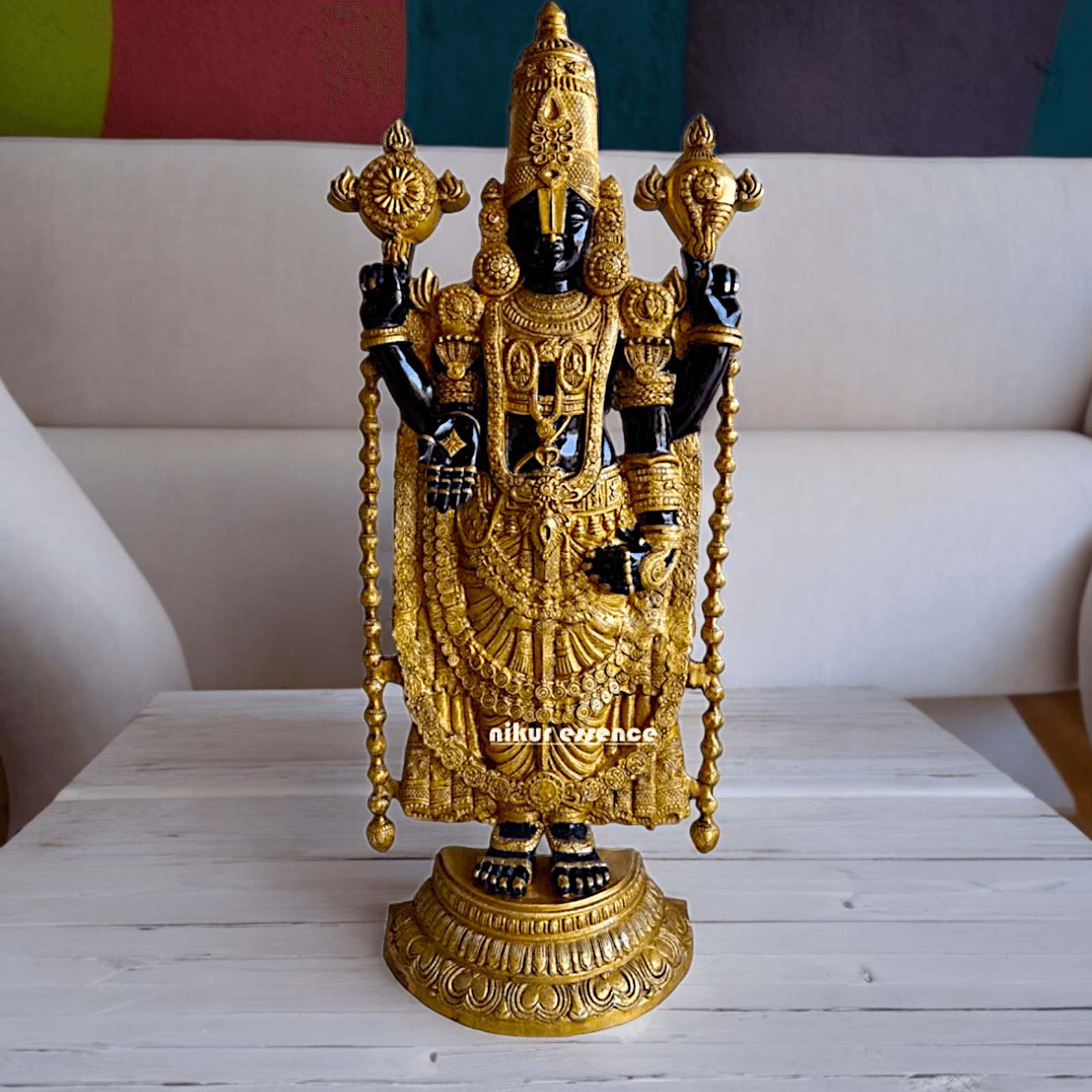 Buy brass Large Tirupati Balaji Statue -46 inch Idols Nikuressence