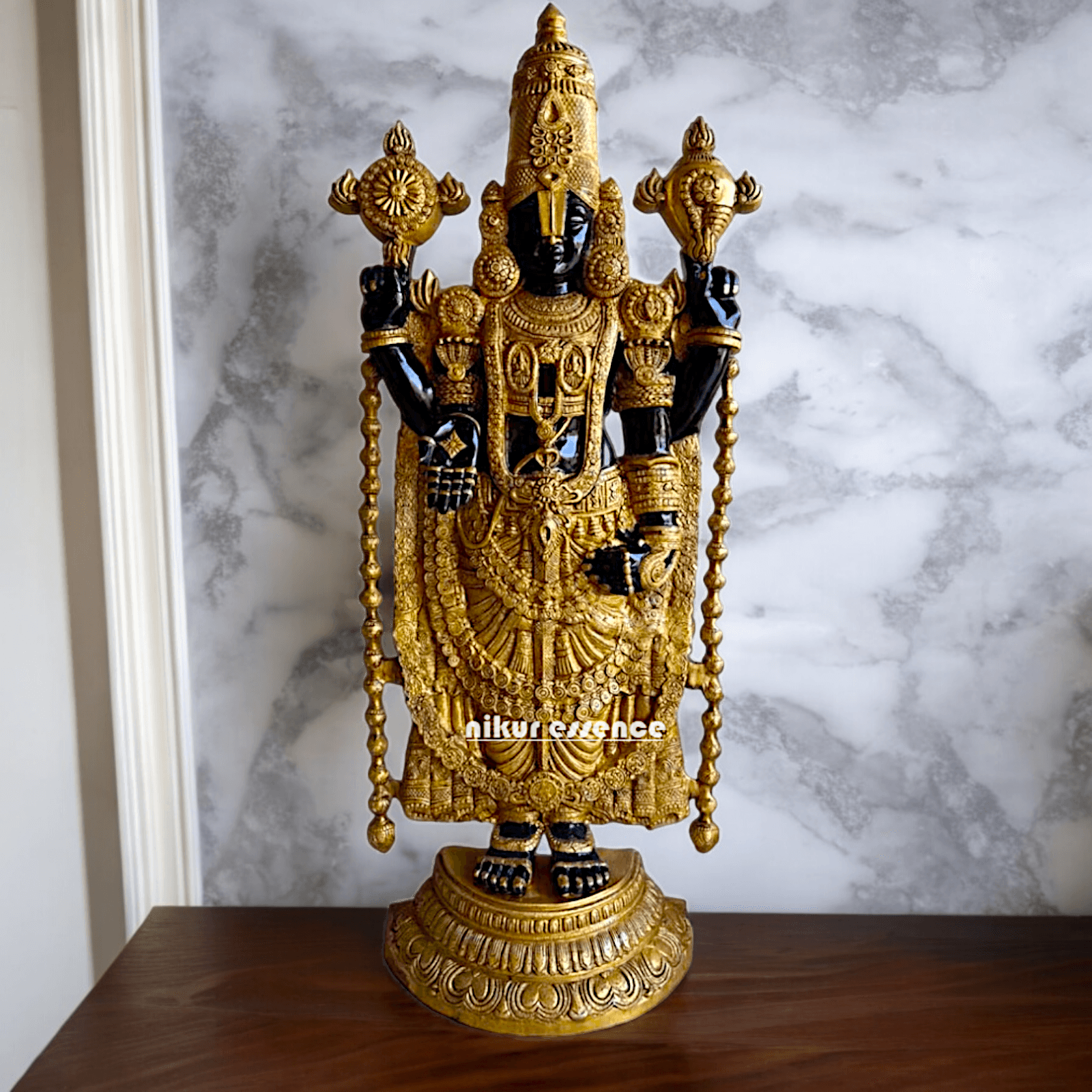 Buy brass Large Tirupati Balaji Statue -46 inch Idols Nikuressence