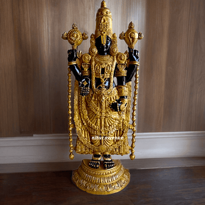 Buy brass Large Tirupati Balaji Statue -46 inch Idols Nikuressence