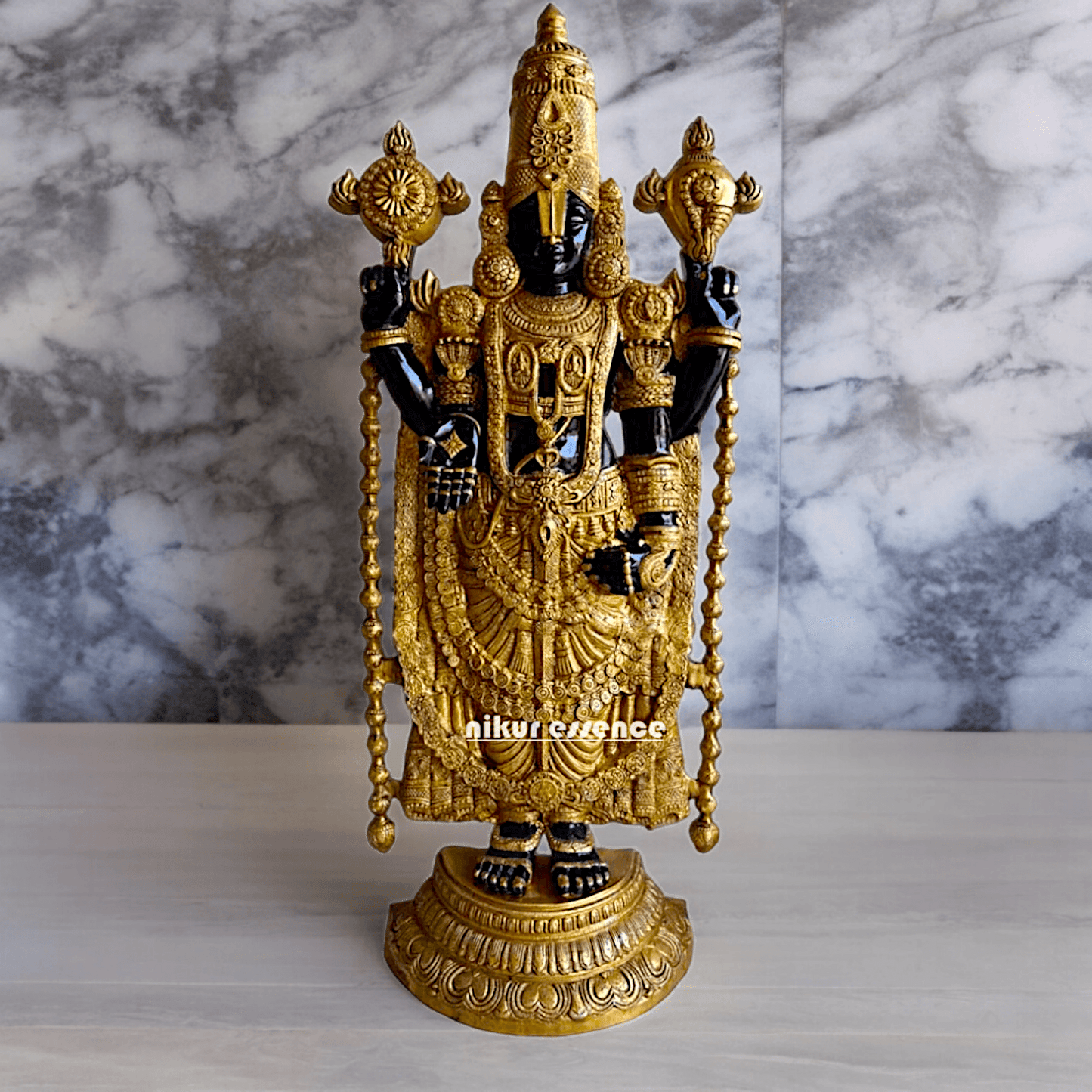 Buy brass Large Tirupati Balaji Statue -46 inch Idols Nikuressence