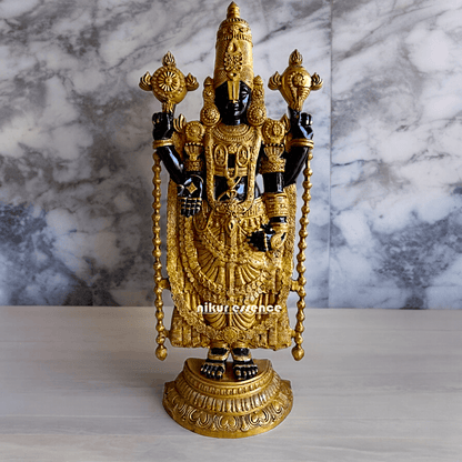 Buy brass Large Tirupati Balaji Statue -46 inch Idols Nikuressence