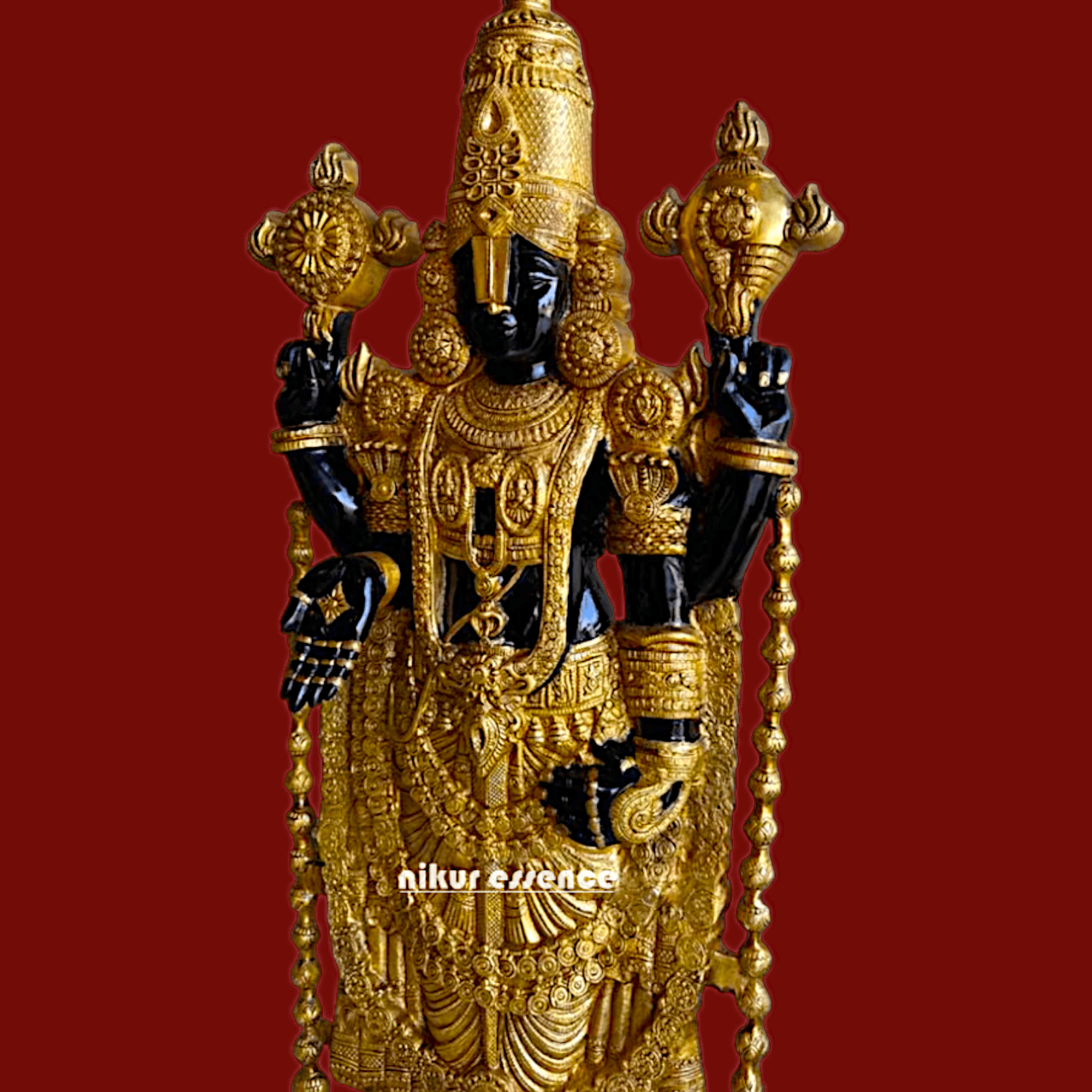 Buy brass Large Tirupati Balaji Statue -46 inch Idols Nikuressence